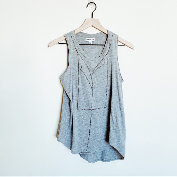 3.1 PHILLIP LIM x TARGET Studded Grey Tank Top XS - Picture 3 of 12